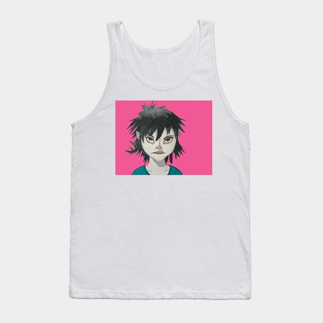 noodle - pink Tank Top by PuddinGal4302